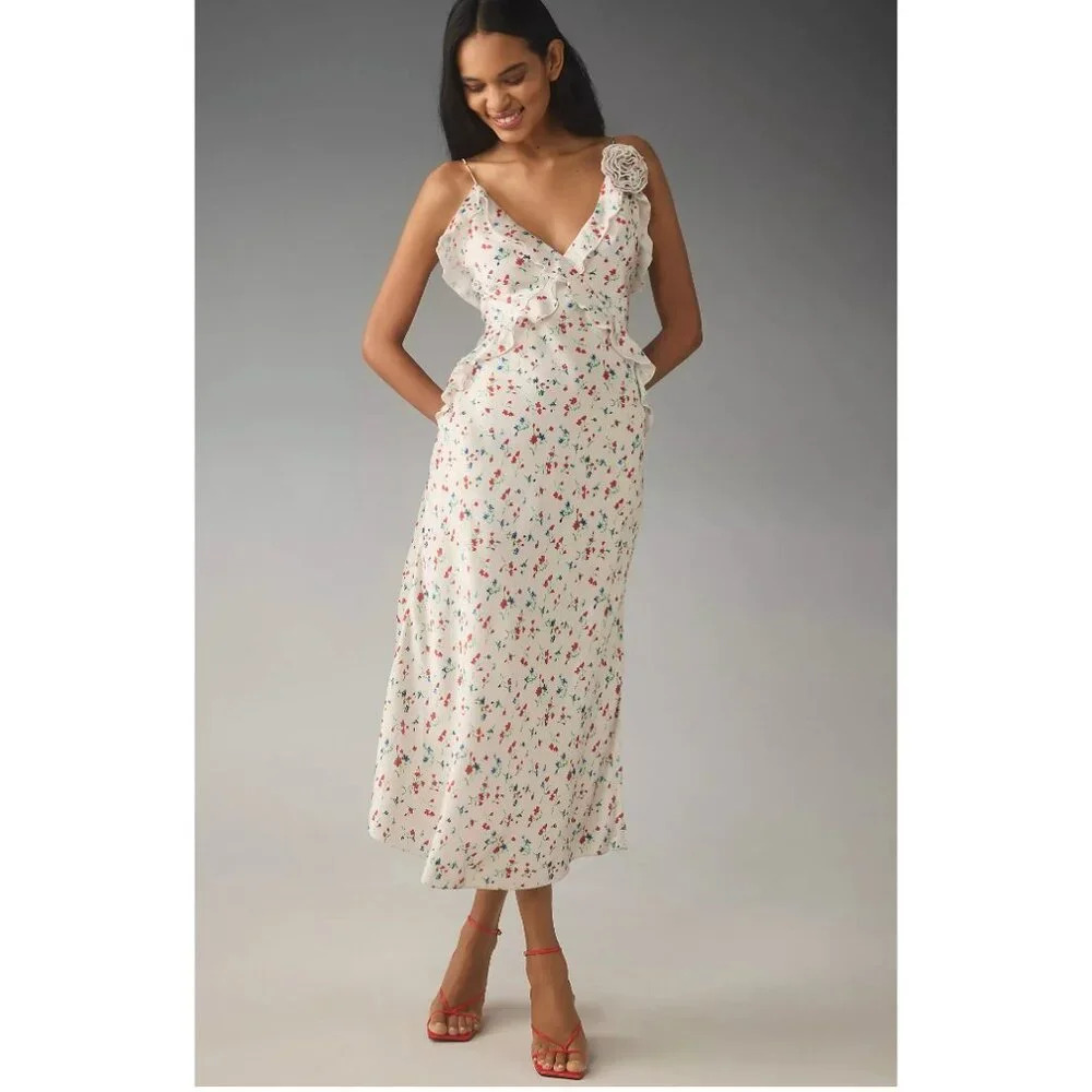 Bardot Olea Sleeveless Ruffle Midi Dress Bardot 10